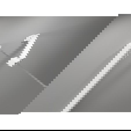Mexen suporte inclinado para portas e divisórias de chuveiro 6-8 mm, branco - 830-09-20