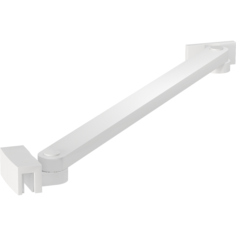 Mexen angled bracket for shower doors and panels 6-8 mm, white - 830-09-20