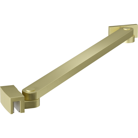 Mexen Uni-S soporte inclinado para puertas y mamparas de ducha de 6-8 mm, dorado cepillado - 830-09-55