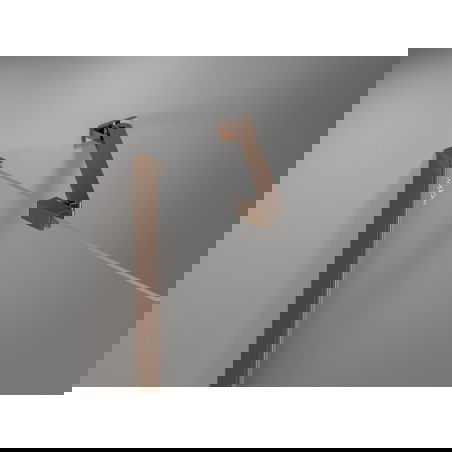 Mexen suporte inclinado para portas e paredes de duche 6-8 mm, ouro rosa - 830-09-60