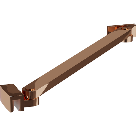 Mexen support incliné pour portes et parois de douche 6-8 mm, or rose - 830-09-60