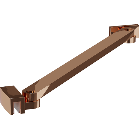 Mexen Uni-S soporte angular para puertas y mamparas de ducha de 6-8 mm, oro rosa - 830-09-60