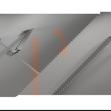 Mexen schräger Halter für Duschentüren und -wände 6-8 mm, gebürstetes Kupfer - 830-09-65