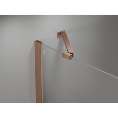Mexen support incliné pour portes et parois de douche 6-8 mm, cuivre brossé - 830-09-65