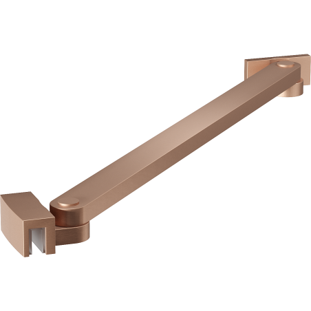 Mexen Uni-S soporte diagonal para puertas y paneles de ducha de 6-8 mm, cobre cepillado - 830-09-65