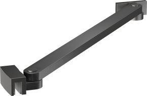 Mexen schräger Halter für Duschwände und -türen 6-8 mm, gebürstetes Gun Gray - 830-09-66