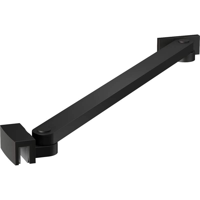 Mexen Uni-S Schrägstütze für Duschtüren und Duschwände 6–8 mm, Schwarz - 830-09-70
