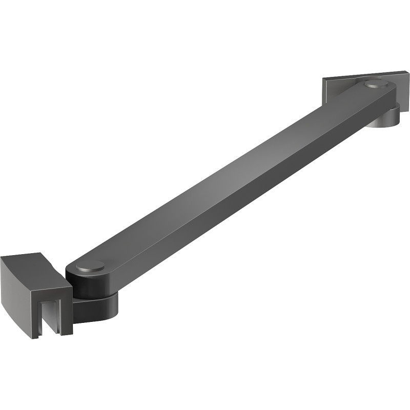 Mexen kosi nosač za vrata i tuš kabine 6-8 mm, gun metal - 830-09-95