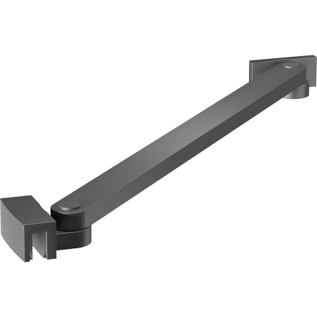 Mexen kosi nosač za vrata i tuš kabine 6-8 mm, gun metal - 830-09-95