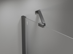 Mexen supporto obliquo per porte e pareti doccia 6-8 mm, gun metal - 830-09-95