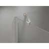 Mexen Uni-S Soporte diagonal para puertas y paneles de ducha de 6-8 mm, níquel cepillado - 830-09-97