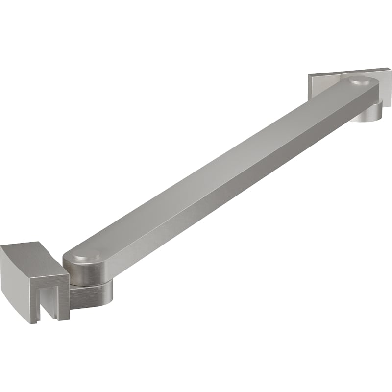 Mexen Uni-S schräger Halter für Duschtüren und Duschwände 6–8 mm, gebürstetes Nickel - 830-09-97