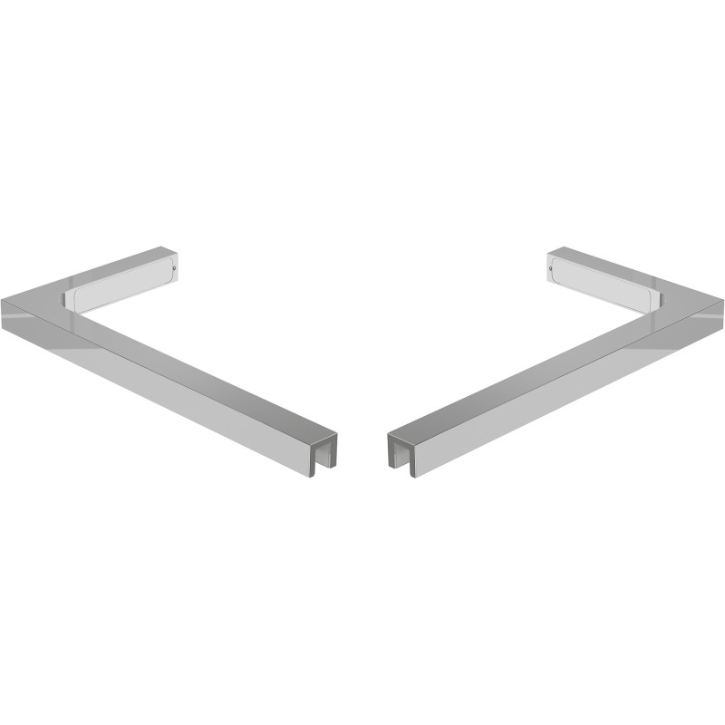 Mexen set kuteva L nosača za tuš pregrade 10 mm, krom - 800-07-01