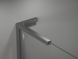 Mexen set di staffe angolari a L per pareti doccia 10 mm, nero - 800-07-95