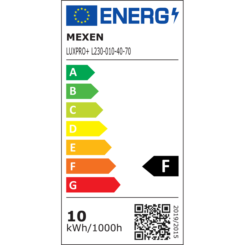 Mexen Luxpro naświetlacz LED, 10W, Neutralna - 4000K, 900 lm, czarny - L230-010-40-70
