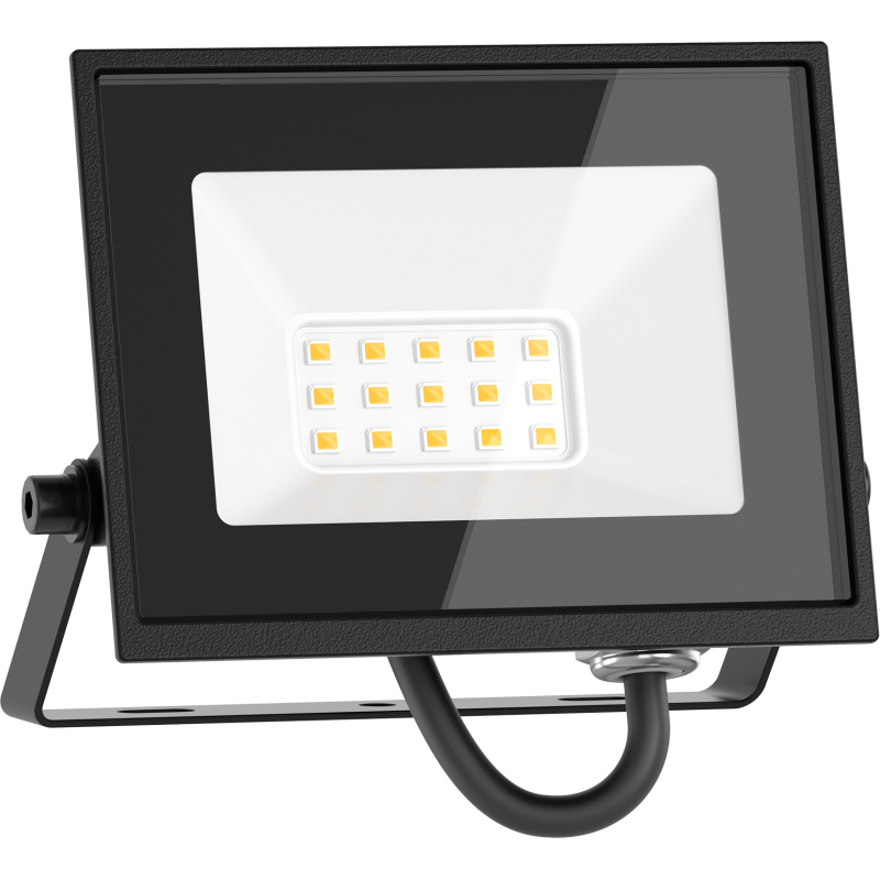 Mexen Luxpro LED Floodlight, 10W, Cool - 6500K, 900 lm, Black - L230-010-65-70