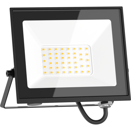 Mexen Luxpro LED-prožektor, 30W, Külm - 6500K, 2700 lm, must - L230-030-65-70