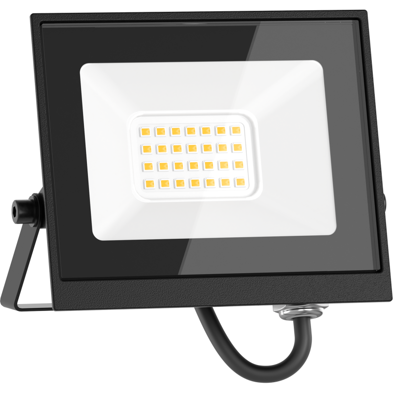 Mexen Luxpro+ LED-strålkastare, 20W, Neutral - 4000K, 2200 lm, svart - L231-020-40-70
