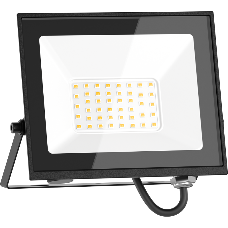 Mexen Luxpro+ LED Floodlight, 30W, Cool - 6500K, 3300 lm, Black - L231-030-65-70
