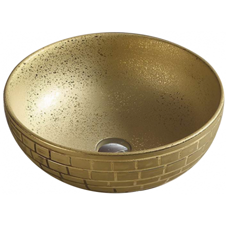 Mexen Briana bovenbouw wastafel 40 x 40 cm, goud - 22064052