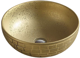 Mexen Briana bovenbouw wastafel 40 x 40 cm, goud - 22064052