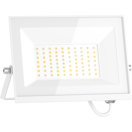 Mexen Luxpro+ LED Floodlight, 50W, Neutral - 4000K, 5500 lm, White - L231-050-40-20