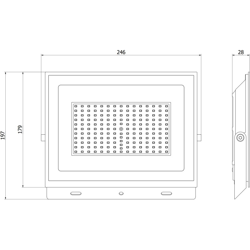 Mexen Luxpro+ LED-valgusti, 100W, Neutraalne - 4000K, 11000 lm, valge - L231-100-40-20