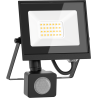 Mexen Luxpro LED-projektor liikumisanduriga, 20W, Neutraalne - 4000K, 1800 lm, must - L235-020-40-70