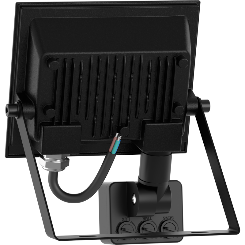 Mexen Luxpro LED floodlight with motion sensor, 20W, Cold - 6500K, 1800 lm, black - L235-020-65-70