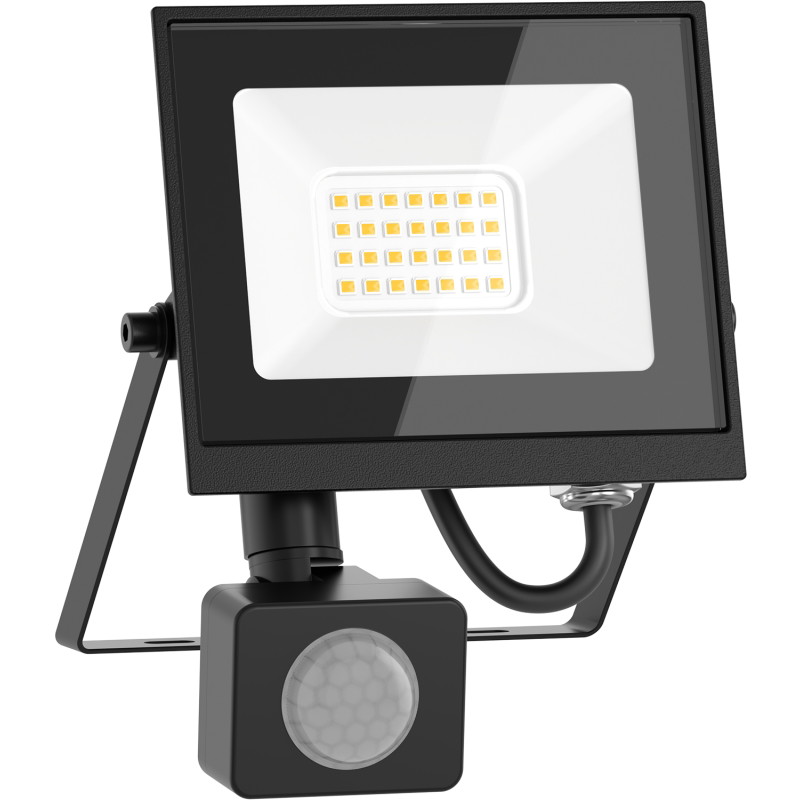 Mexen Luxpro LED valgusti liikumisanduriga, 20W, külm - 6500K, 1800 lm, must - L235-020-65-70
