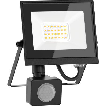 Mexen Luxpro LED valgusti liikumisanduriga, 20W, külm - 6500K, 1800 lm, must - L235-020-65-70