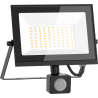 Mexen Luxpro LED-prožektor liikumisanduriga, 50W, Külm - 6500K, 4500 lm, must - L235-050-65-70