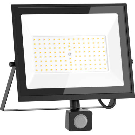 Mexen Luxpro LED-prožektor liikumisanduriga, 70W, Neutraalne - 4000K, 6300 lm, must - L235-070-40-70