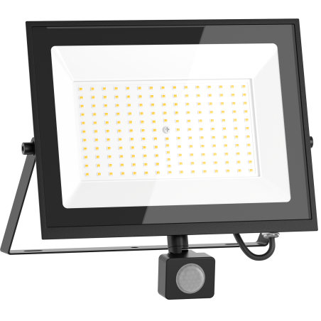 Mexen Luxpro LED-prožektor liikumisanduriga, 100W, Külm - 6500K, 9000 lm, must - L235-100-65-70