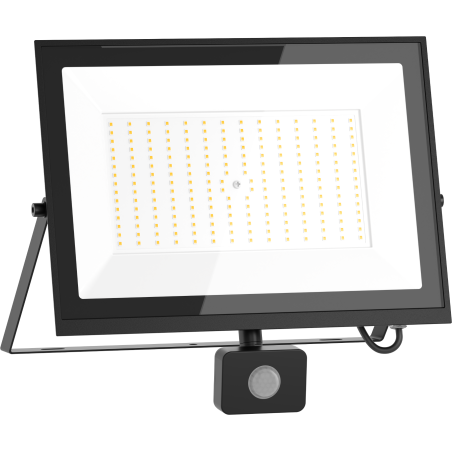 Mexen Luxpro LED floodlight with motion sensor, 150W, Cold - 6500K, 13500 lm, black - L235-150-65-70