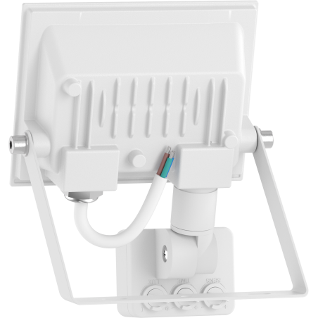 Mexen Luxpro+ faretto LED con sensore di movimento, 10W, Fredda - 6500K, 1100 lm, bianco - L236-010-65-20