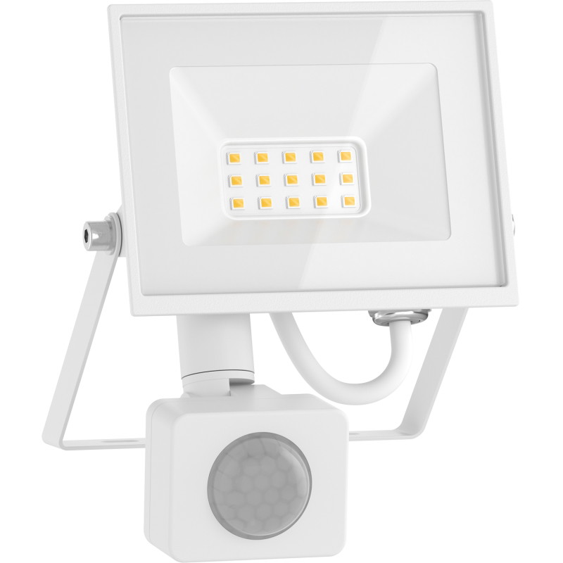 Mexen Luxpro+ LED-projektor liikumisanduriga, 10W, Külm - 6500K, 1100 lm, valge - L236-010-65-20