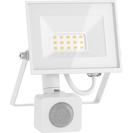 Mexen Luxpro+ LED-schijnwerper met bewegingssensor, 10W, Koud - 6500K, 1100 lm, wit - L236-010-65-20