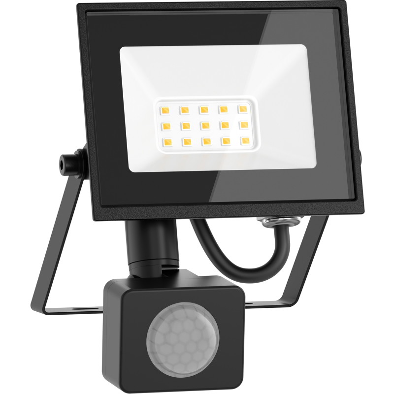 Mexen Luxpro+ LED-projektor liikumisanduriga, 10W, Neutraalne - 4000K, 1100 lm, must - L236-010-40-70