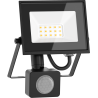 Mexen Luxpro+ LED-projektor liikumisanduriga, 10W, Neutraalne - 4000K, 1100 lm, must - L236-010-40-70