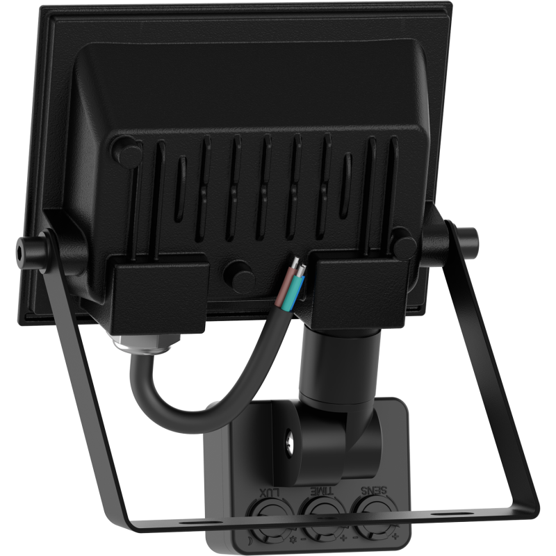 Mexen Luxpro+ naświetlacz LED z czujnikiem ruchu, 10W, Zimna - 6500K, 1100 lm, czarny - L236-010-65-70
