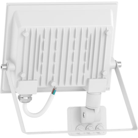 Mexen Luxpro+ LED-schijnwerper met bewegingssensor, 30W, Neutraal - 4000K, 3300 lm, wit - L236-030-40-20