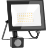Mexen Luxpro+ LED floodlight with motion sensor, 30W, Neutral - 4000K, 3300 lm, black - L236-030-40-70