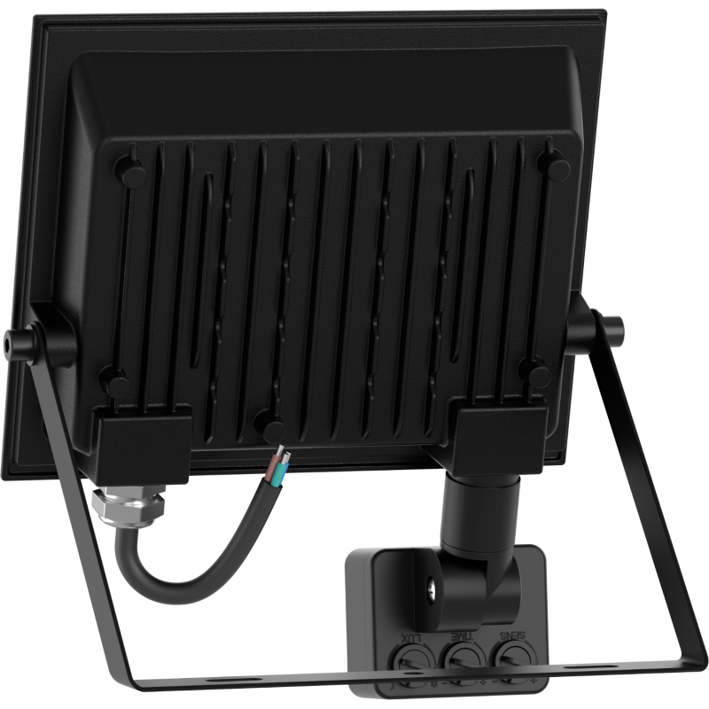 Mexen Luxpro+ naświetlacz LED z czujnikiem ruchu, 30W, Zimna - 6500K, 3300 lm, czarny - L236-030-65-70