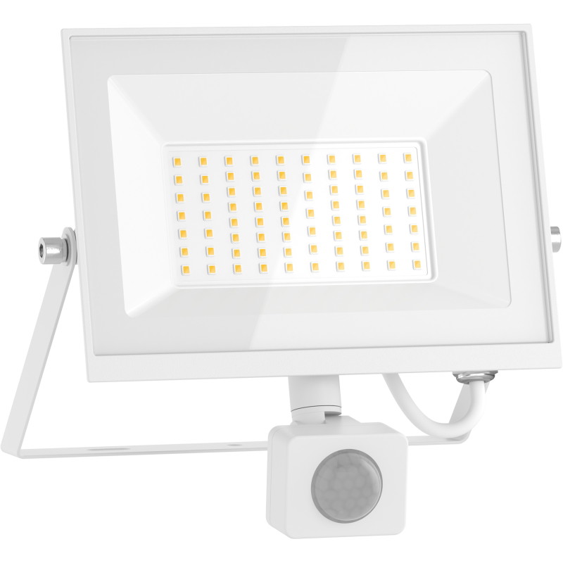 Mexen Luxpro+ LED prožektor liikumisanduriga, 50W, Neutraalne - 4000K, 5500 lm, valge - L236-050-40-20