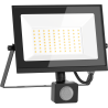 Mexen Luxpro+ naświetlacz LED z czujnikiem ruchu, 50W, Zimna - 6500K, 5500 lm, czarny - L236-050-65-70