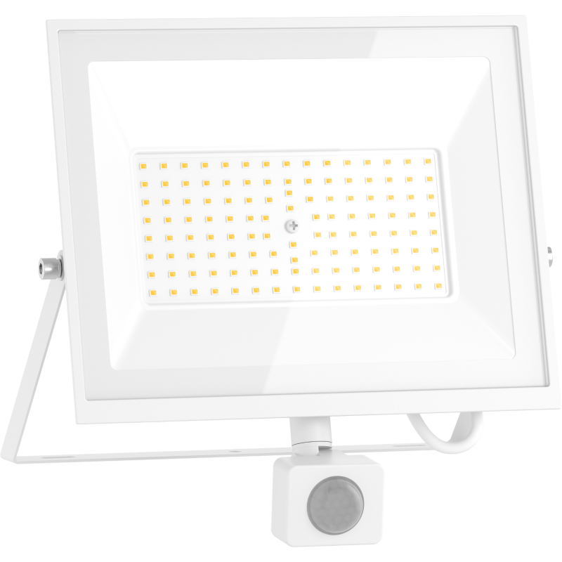 Mexen Luxpro+ LED Floodlight with Motion Sensor, 70W, Neutral - 4000K, 7700 lm, White - L236-070-40-20
