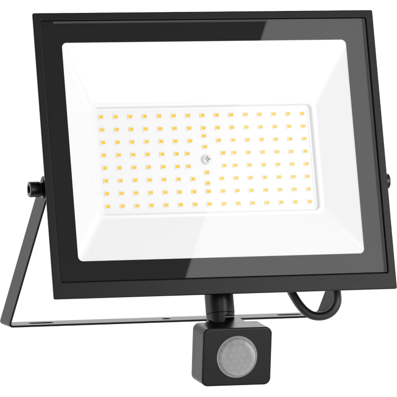 Mexen Luxpro+ naświetlacz LED z czujnikiem ruchu, 70W, Neutralna - 4000K, 7700 lm, czarny - L236-070-40-70