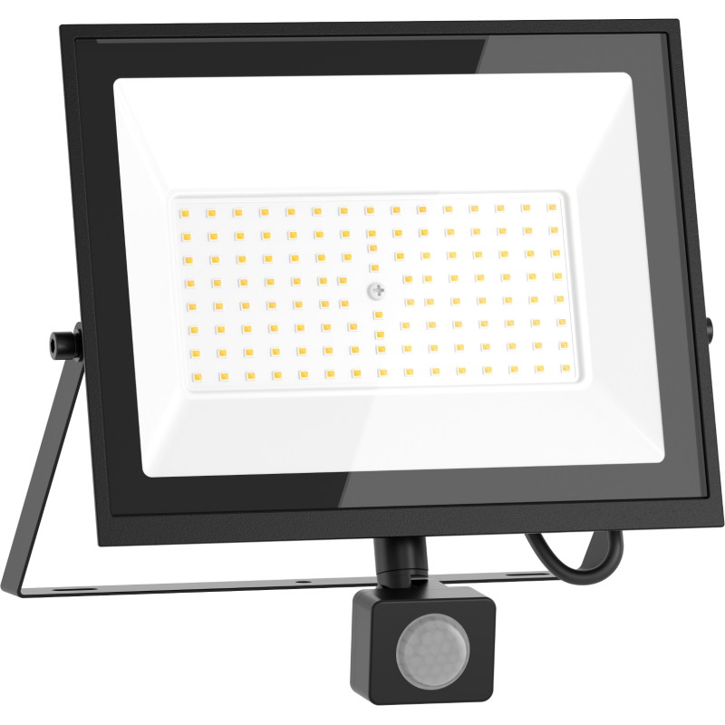 Mexen Luxpro+ LED-prožektor liikumisanduriga, 70W, Külm - 6500K, 7700 lm, must - L236-070-65-70