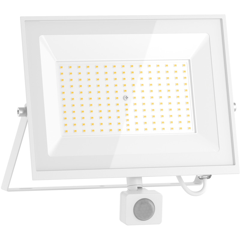 Mexen Luxpro+ LED prožektor liikumisanduriga, 100W, külm - 6500K, 11000 lm, valge - L236-100-65-20